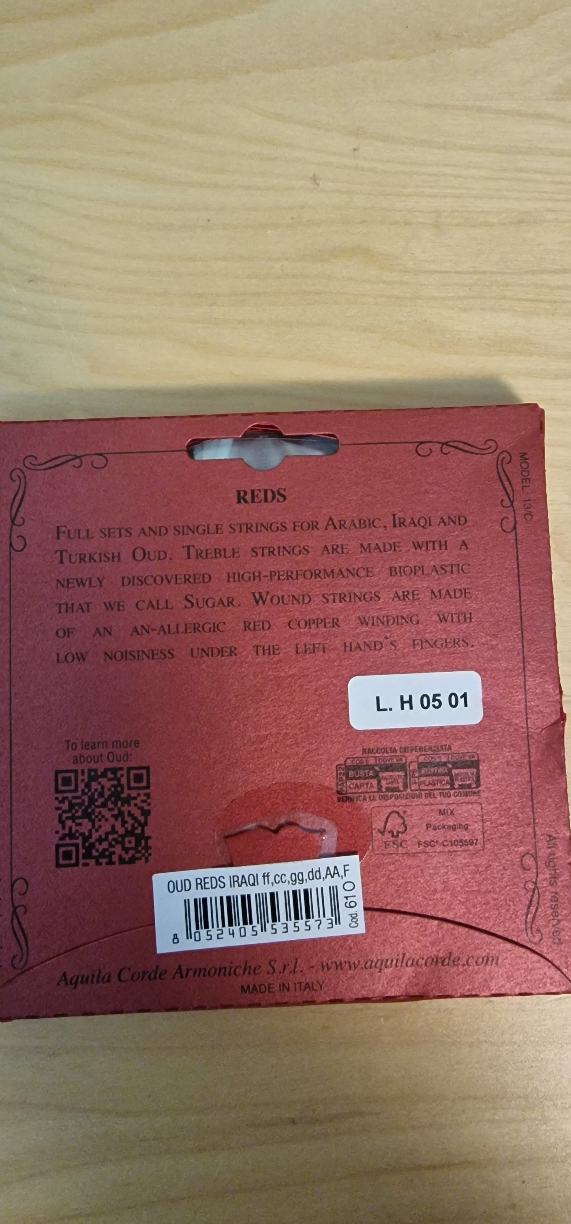 Aquila Reds Strings - FA FA